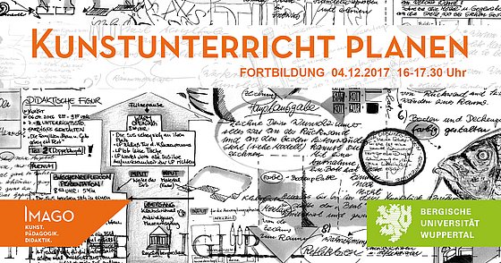 Flyer zur Veranstaltung Kunstunterricht planen